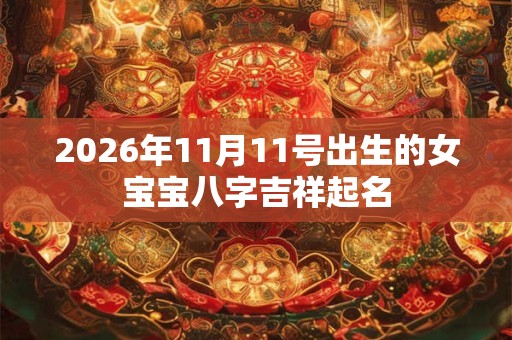 2026年11月11号出生的女宝宝八字吉祥起名