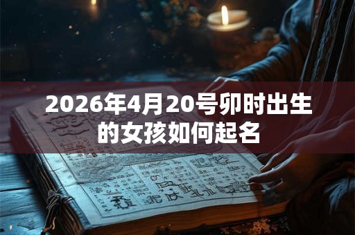 2026年4月20号卯时出生的女孩如何起名 2026年4月20号卯时出生的女孩如何起名