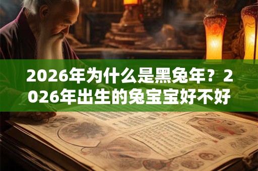 2026年为什么是黑兔年？2026年出生的兔宝宝好不好？