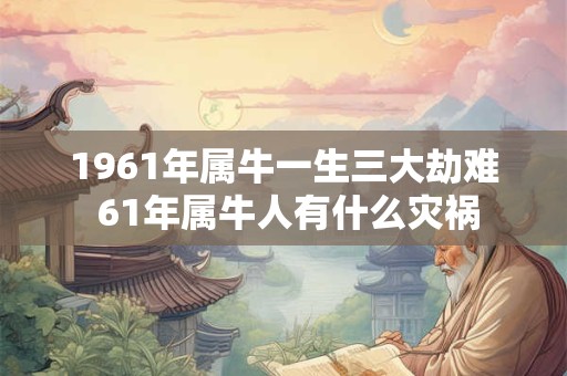 1961年属牛一生三大劫难 61年属牛人有什么灾祸