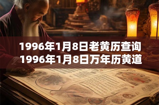 1996年1月8日老黄历查询 1996年1月8日万年历黄道吉日