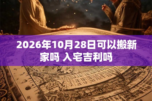2026年10月28日可以搬新家吗 入宅吉利吗 2026年10月28日可以搬新家吗 入宅吉利吗