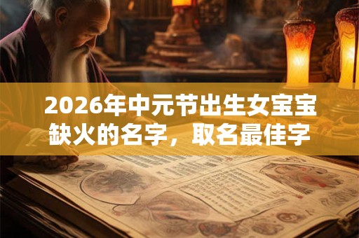 2026年中元节出生女宝宝缺火的名字，取名最佳字