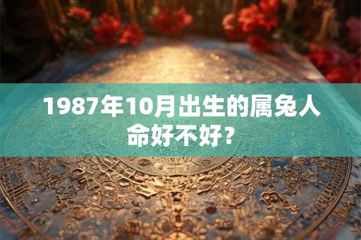 1987年10月出生的属兔人命好不好? 1987年10月出生的属兔人命好不好?