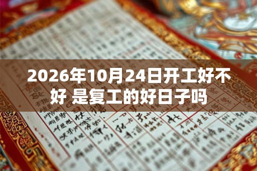2026年10月24日开工好不好 是复工的好日子吗