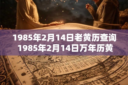 1985年2月14日老黄历查询 1985年2月14日万年历黄道吉日