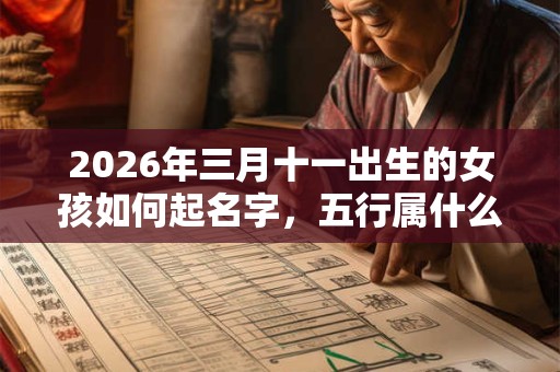 2026年三月十一出生的女孩如何起名字,五行属什么 2026年三月十一出生的女孩如何起名字,五行属什么