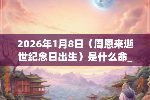 2026年1月8日（周恩来逝世纪念日出生）是什么命_命运如何
