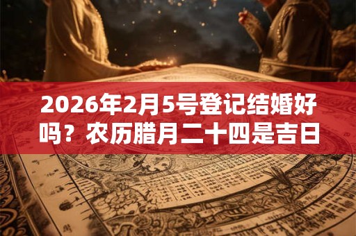 2026年2月5号登记结婚好吗？农历腊月二十四是吉日吗？