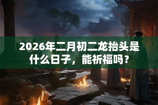 2026年二月初二龙抬头是什么日子，能祈福吗？