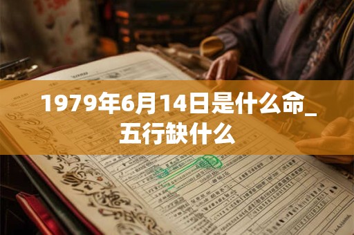1979年6月14日是什么命_五行缺什么