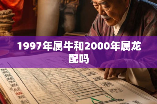 1997年属牛和2000年属龙配吗
