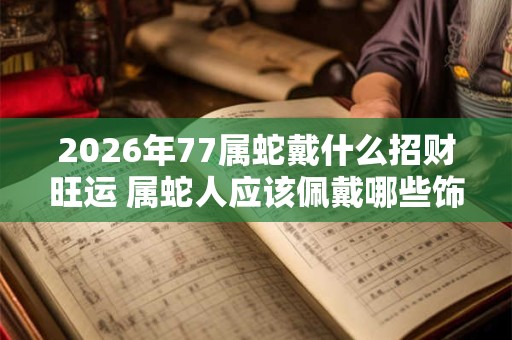 2026年77属蛇戴什么招财旺运 属蛇人应该佩戴哪些饰品