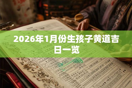 2026年1月份生孩子黄道吉日一览