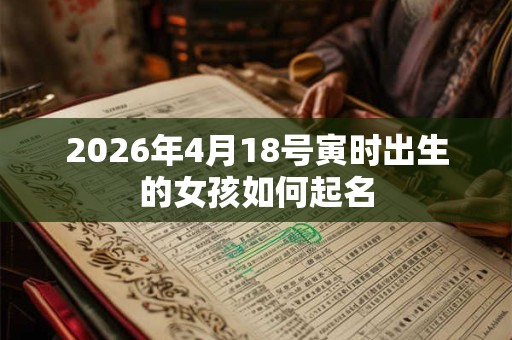 2026年4月18号寅时出生的女孩如何起名