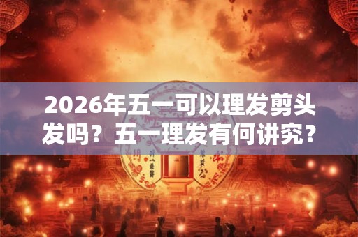 2026年五一可以理发剪头发吗？五一理发有何讲究？