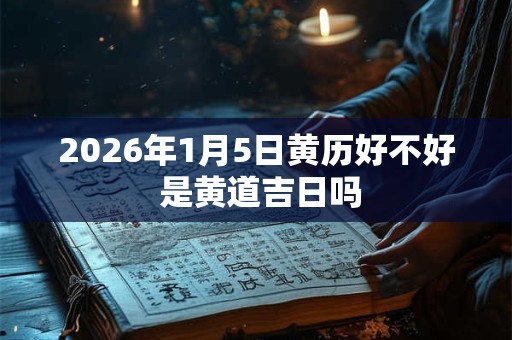 2026年1月5日黄历好不好 是黄道吉日吗 2026年1月5日黄历好不好 是黄道吉日吗