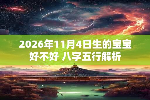 2026年11月4日生的宝宝好不好 八字五行解析 2026年11月4日生的宝宝好不好 八字五行解析