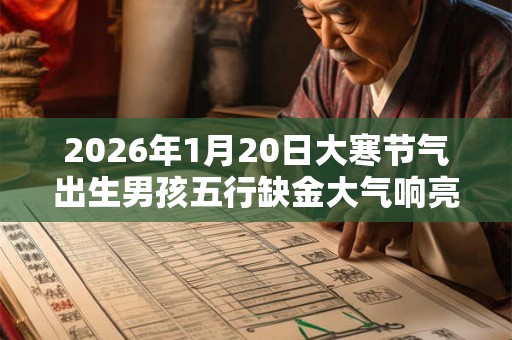 2026年1月20日大寒节气出生男孩五行缺金大气响亮名字