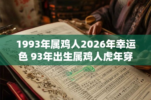 1993年属鸡人2026年幸运色 93年出生属鸡人虎年穿什么颜色衣服好