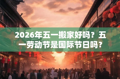 2026年五一搬家好吗？五一劳动节是国际节日吗？