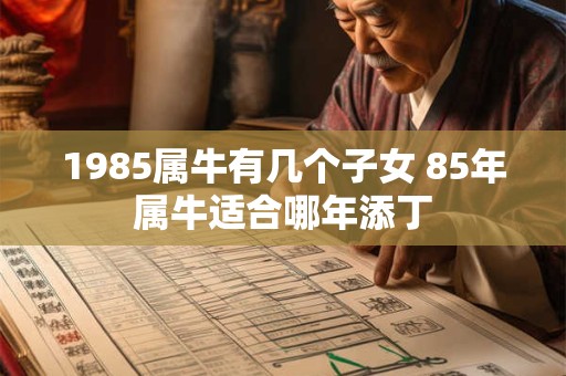 1985属牛有几个子女 85年属牛适合哪年添丁