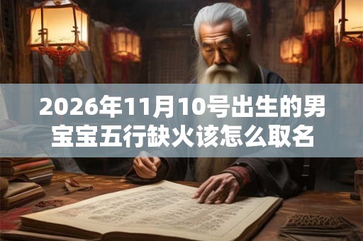 2026年11月10号出生的男宝宝五行缺火该怎么取名