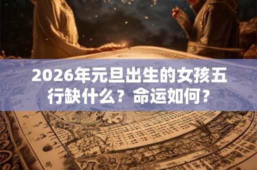 2026年元旦出生的女孩五行缺什么？命运如何？