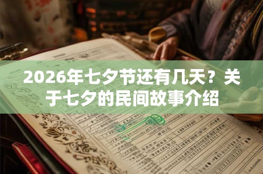 2026年七夕节还有几天?关于七夕的民间故事介绍 2026年七夕节还有几天?关于七夕的民间故事介绍