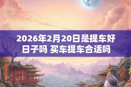 2026年2月20日是提车好日子吗 买车提车合适吗 2026年2月20日是提车好日子吗 买车提车合适吗