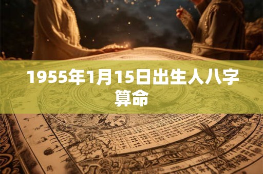 1955年1月15日出生人八字算命 1955年1月15日出生人八字算命