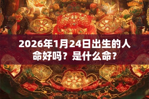 2026年1月24日出生的人命好吗?是什么命? 2026年1月24日出生的人命好吗?是什么命?