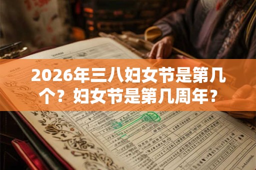 2026年三八妇女节是第几个？妇女节是第几周年？
