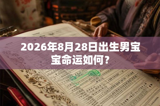 2026年8月28日出生男宝宝命运如何? 2026年8月28日出生男宝宝命运如何?