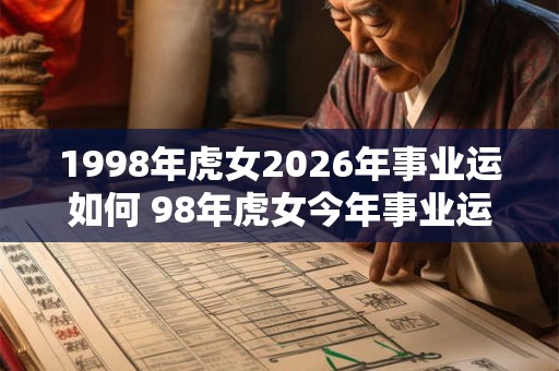 1998年虎女2026年事业运如何 98年虎女今年事业运势