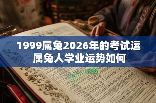 1999属兔2026年的考试运 属兔人学业运势如何 1999属兔2026年的考试运 属兔人学业运势如何