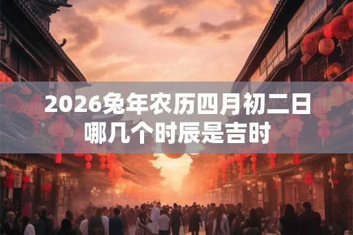 2026兔年农历四月初二日哪几个时辰是吉时 2026兔年农历四月初二日哪几个时辰是吉时