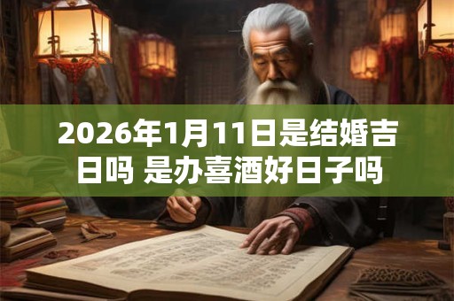 2026年1月11日是结婚吉日吗 是办喜酒好日子吗