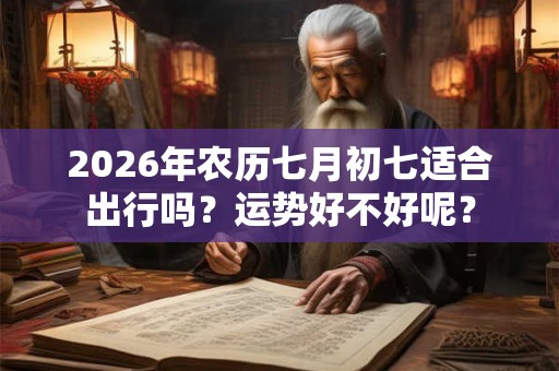 2026年农历七月初七适合出行吗?运势好不好呢? 2026年农历七月初七适合出行吗?运势好不好呢?