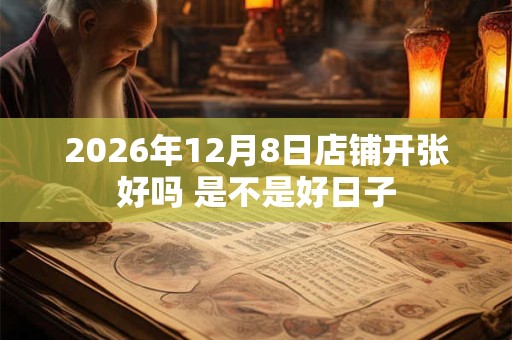 2026年12月8日店铺开张好吗 是不是好日子 2026年12月8日店铺开张好吗 是不是好日子