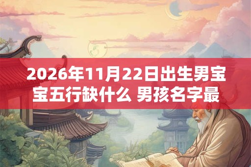 2026年11月22日出生男宝宝五行缺什么 男孩名字最新免费版 2026年11月22日出生男宝宝五行缺什么 男孩名字最新免费版