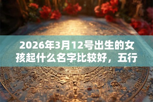 2026年3月12号出生的女孩起什么名字比较好,五行属什么 2026年3月12号出生的女孩起什么名字比较好,五行属什么