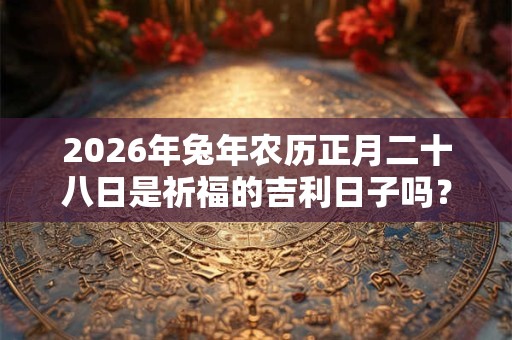 2026年兔年农历正月二十八日是祈福的吉利日子吗? 2026年兔年农历正月二十八日是祈福的吉利日子吗?