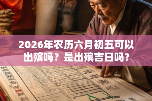 2026年农历六月初五可以出殡吗？是出殡吉日吗？