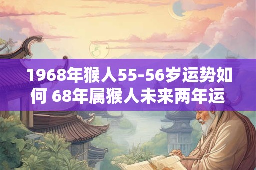 1968年猴人55-56岁运势如何 68年属猴人未来两年运势 1968年猴人55-56岁运势如何 68年属猴人未来两年运势