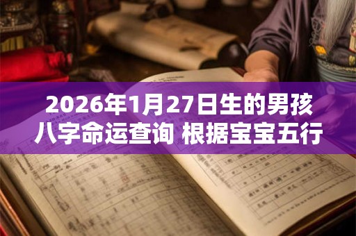 2026年1月27日生的男孩八字命运查询 根据宝宝五行缺失起名字