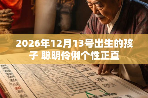 2026年12月13号出生的孩子 聪明伶俐个性正直 2026年12月13号出生的孩子 聪明伶俐个性正直