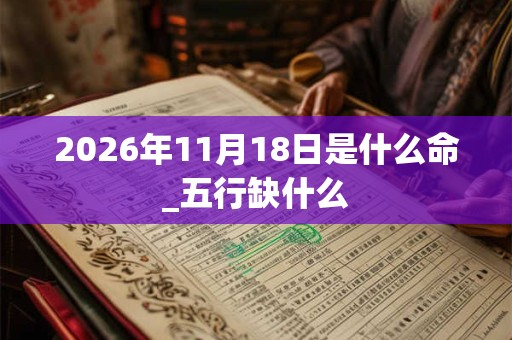 2026年11月18日是什么命_五行缺什么 2026年11月18日是什么命_五行缺什么