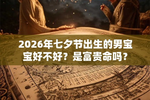 2026年七夕节出生的男宝宝好不好?是富贵命吗? 2026年七夕节出生的男宝宝好不好?是富贵命吗?