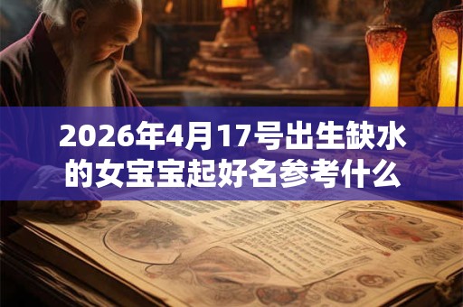 2026年4月17号出生缺水的女宝宝起好名参考什么